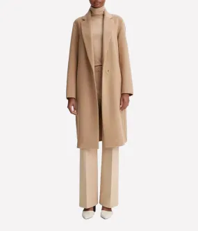 Classic Straight Coat in Camello