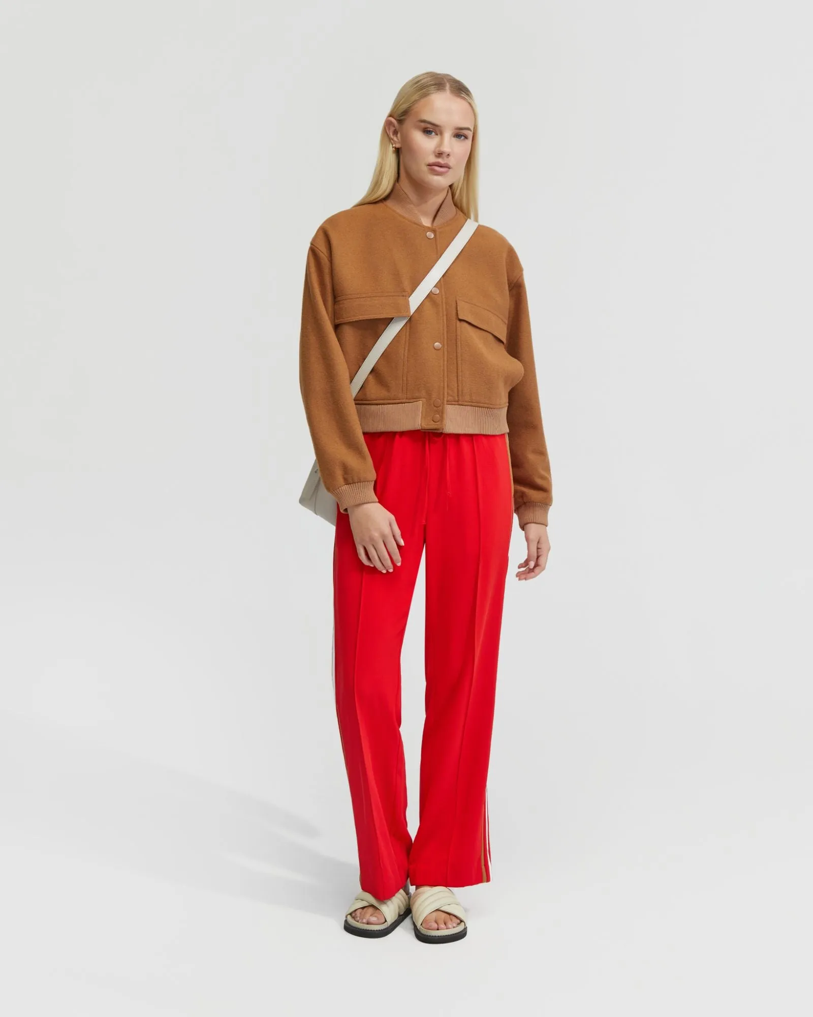 Freya Wool Rich Bomber Jacket