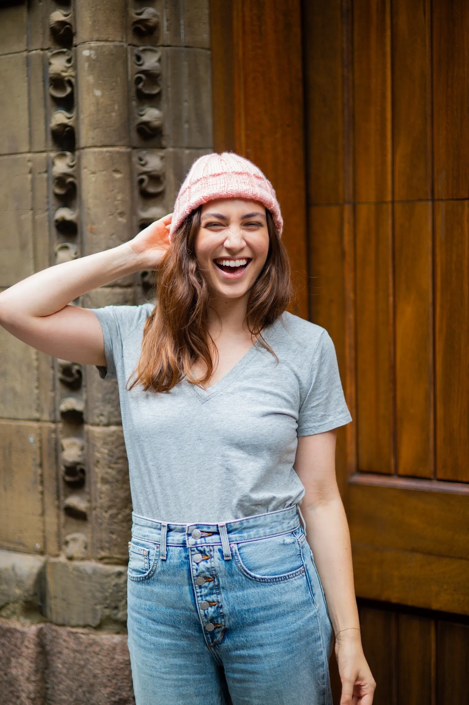 Roselle Ribbed Hat (Knit)