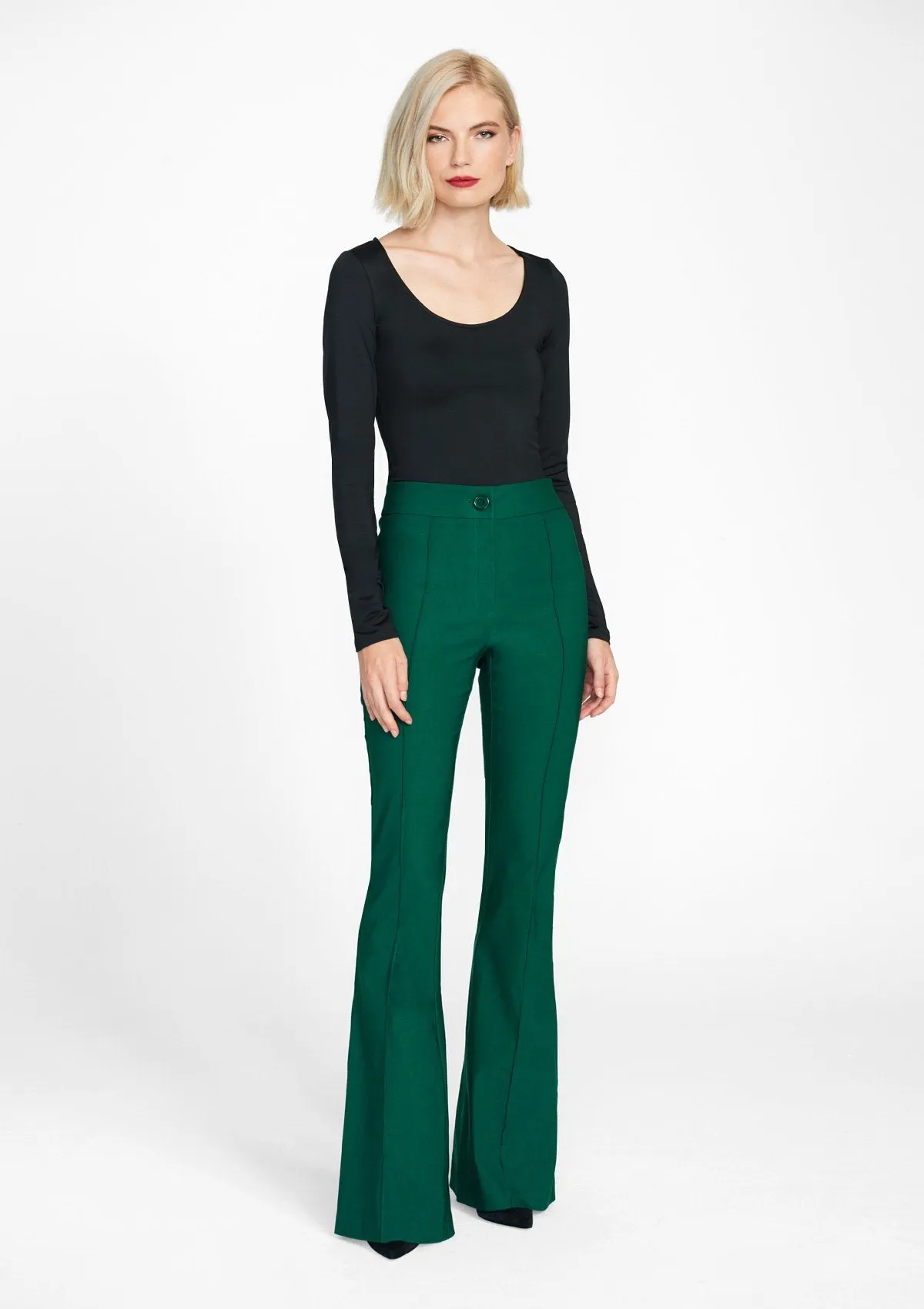 Tall High Waist Flare Dress Pant