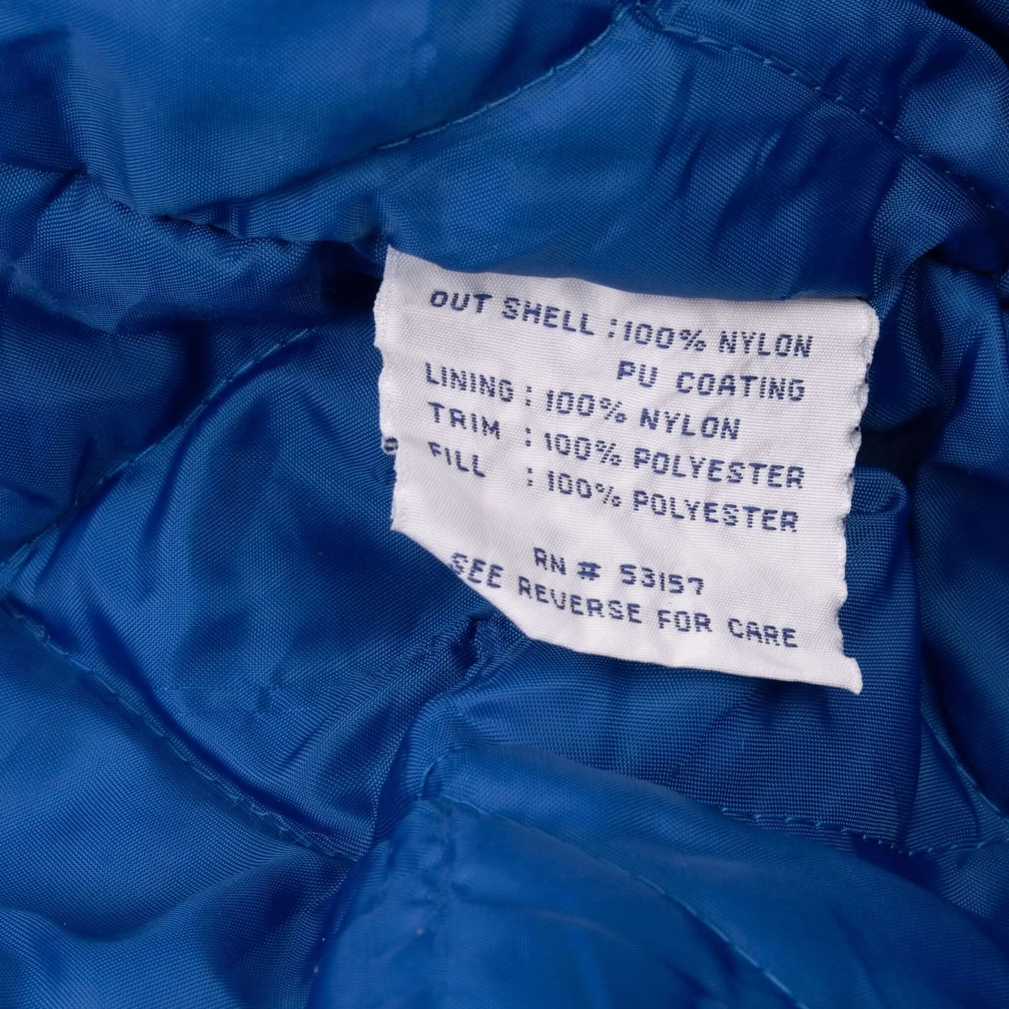 VINTAGE NBA DETROIT PISTONS VARSITY SATIN BOMBER JACKET XL