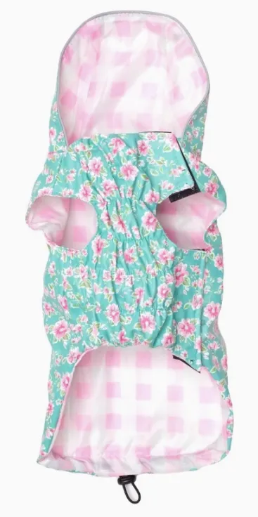 Watercolor Floral London Raincoat