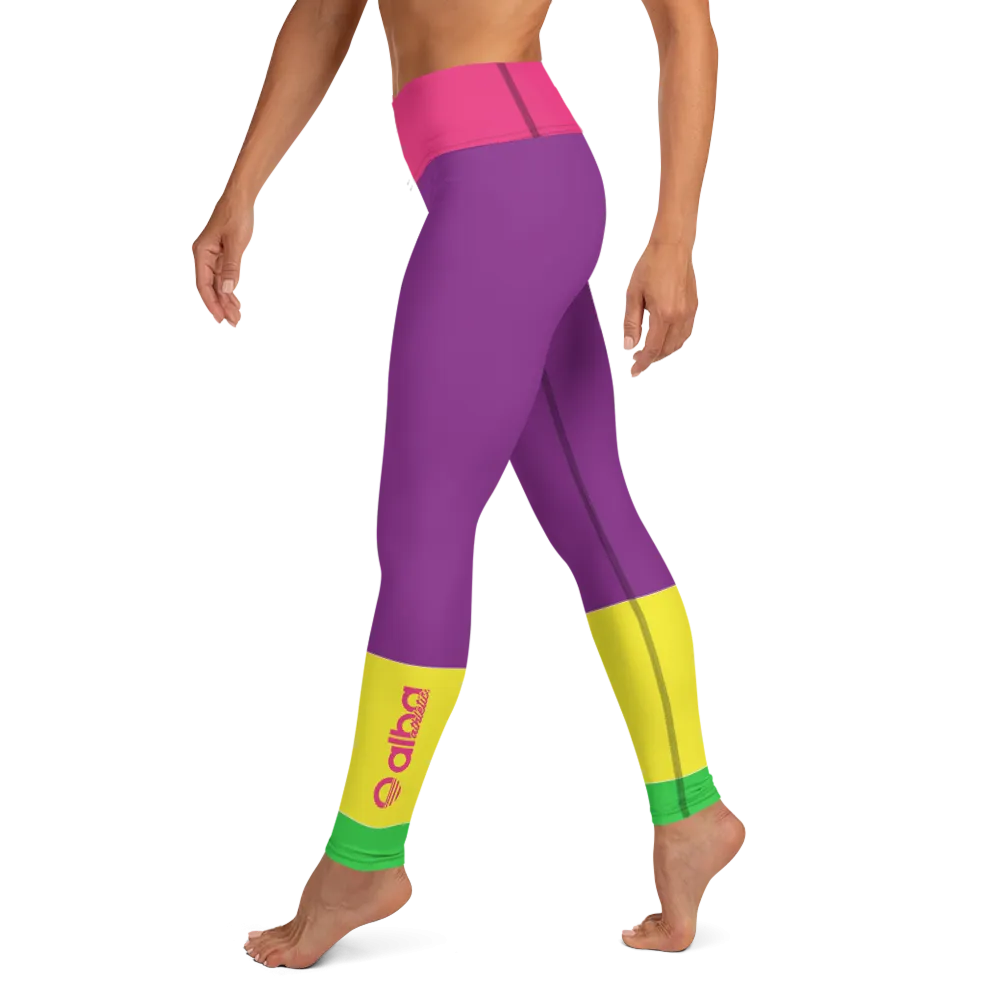 Women's Yoga Tights - Neon